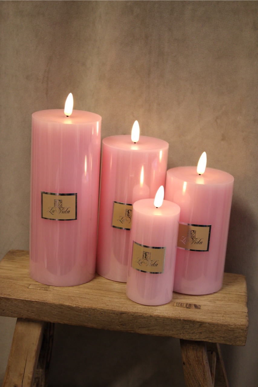 La Vida LED-LYS rosa S - Elines gaver